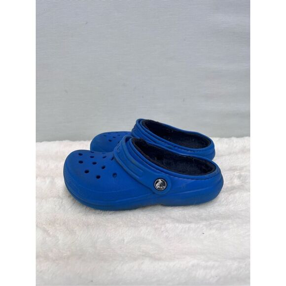 Crocs Unisex-Child Classic Lined Clog size 1 J - Picture 1 of 6